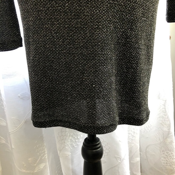 Noir by YDE sparkly LBD SZ M  midi/mini black - Picture 4 of 12